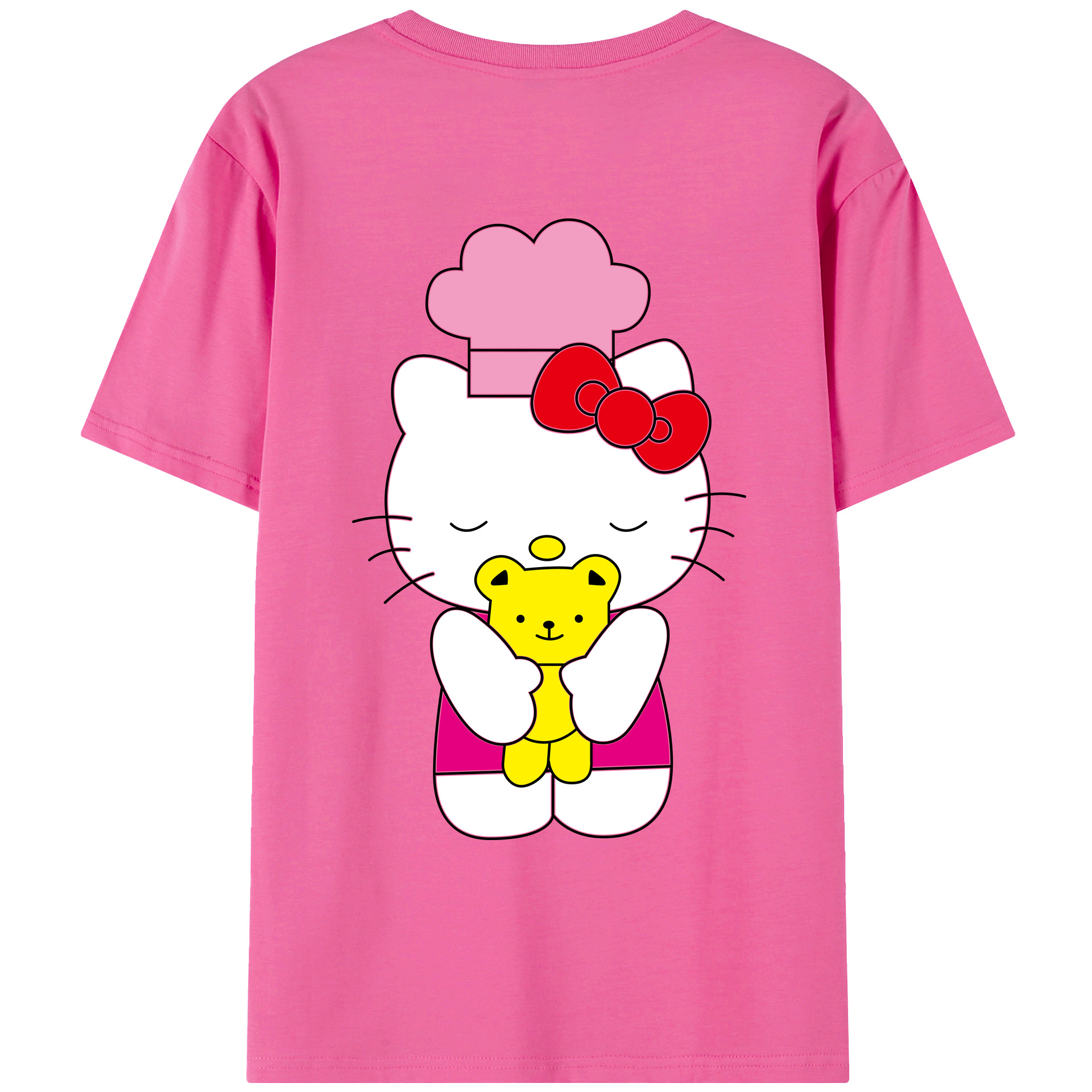 （画像用） Hello Kitty ハローキティ レディース半袖Tシャツ(バックプリント)